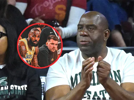 LeBron le respondió a Magic por insinuar problemas con Doncic