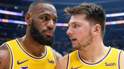 LeBron James y Luka Doncic.