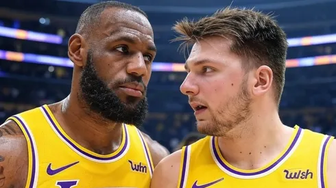 LeBron James y Luka Doncic.