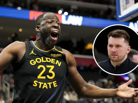 Risas en Lakers: Luka Doncic y su reacción a la canasta errada por Draymond Green