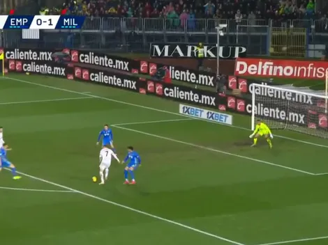 ¡Gol de Santiago Giménez para Milan en su debut en la Serie A!
