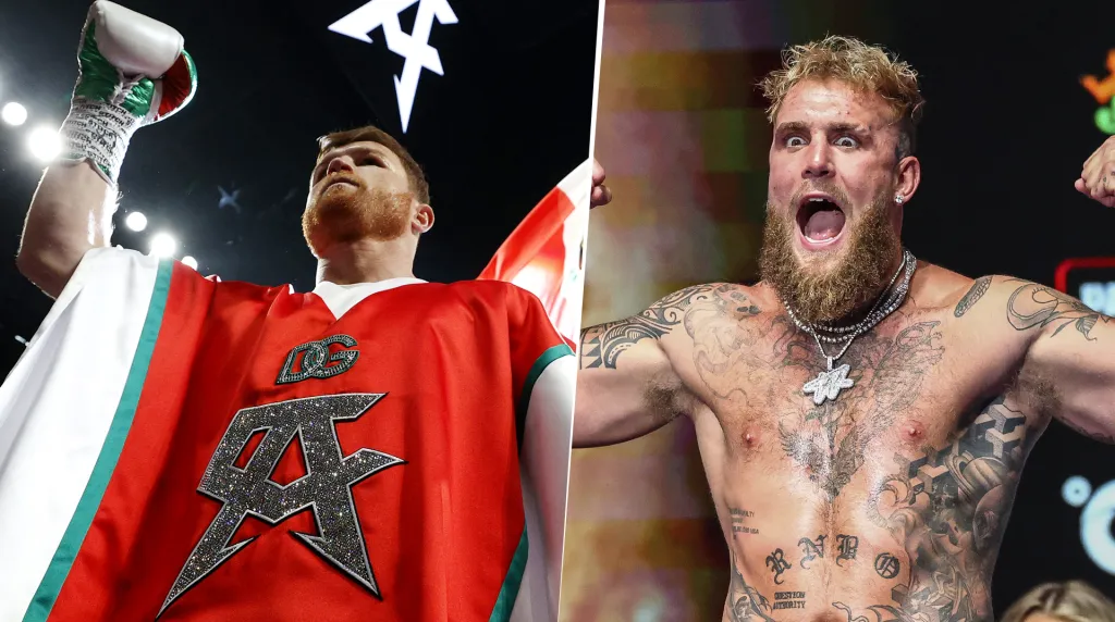 Jake Paul reveló que tenía muy avanzada una pelea con Canelo Álvarez para mayo.