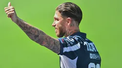 Sergio Ramos brindó su primera conferencia de prensa como futbolista albiazul.