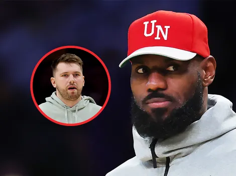 LeBron y un enigmático mensaje antes del debut de Doncic en Lakers