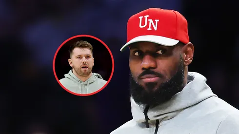 Luka Doncic y LeBron James.