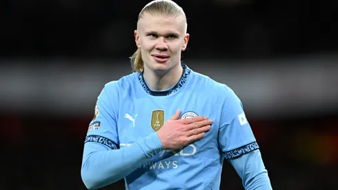 Erling Haaland busca su primer gol frente a Real Madrid.