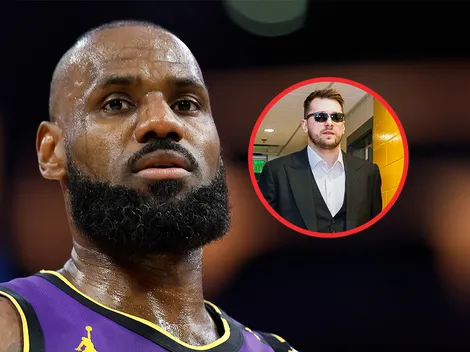 La respuesta de LeBron tras enterarse que Lakers eligió a Doncic su estrella
