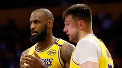 LeBron y Doncic en Lakers vs. Jazz.