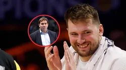 Patrick Dumont y Luka Doncic.