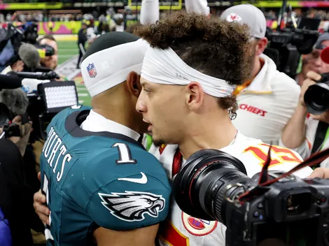 NFL reveló lo que Mahomes le dijo a Hurts tras perder el Super Bowl