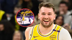 Jugada de Luka Doncic en Lakers vs. Jazz.