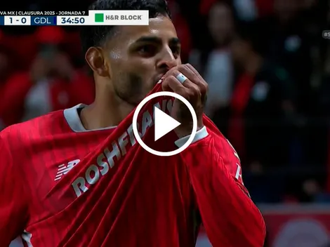 VIDEO: golazo de Alexis Vega a Chivas y eufórico festejo tras la ley del ex