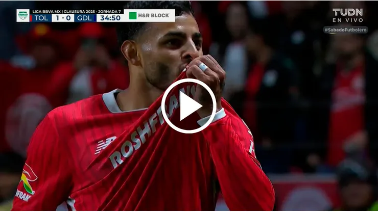 Ley del ex de Alexis Vega que saborea su gol.