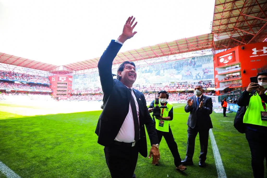 José Saturnino Cardozo durante su etapa en Toluca
