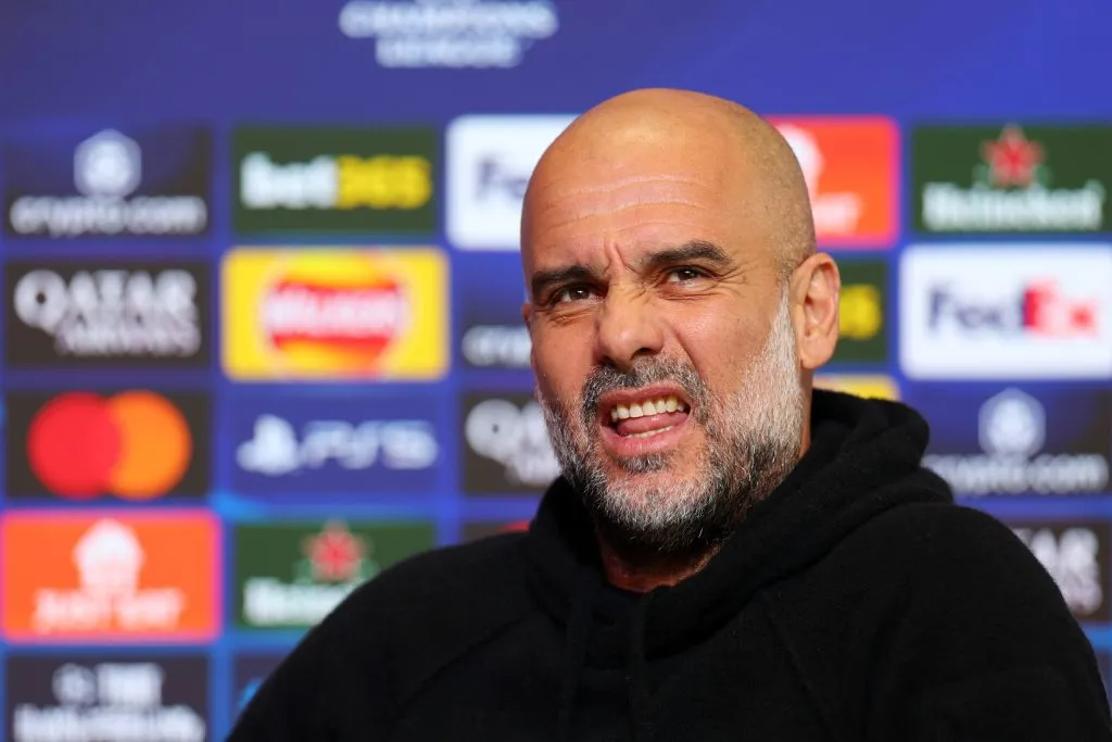 Pep Guardiola afirmó que su equipo tiene mínimas chances de revertir la serie ante Real Madrid. (Getty Images)
