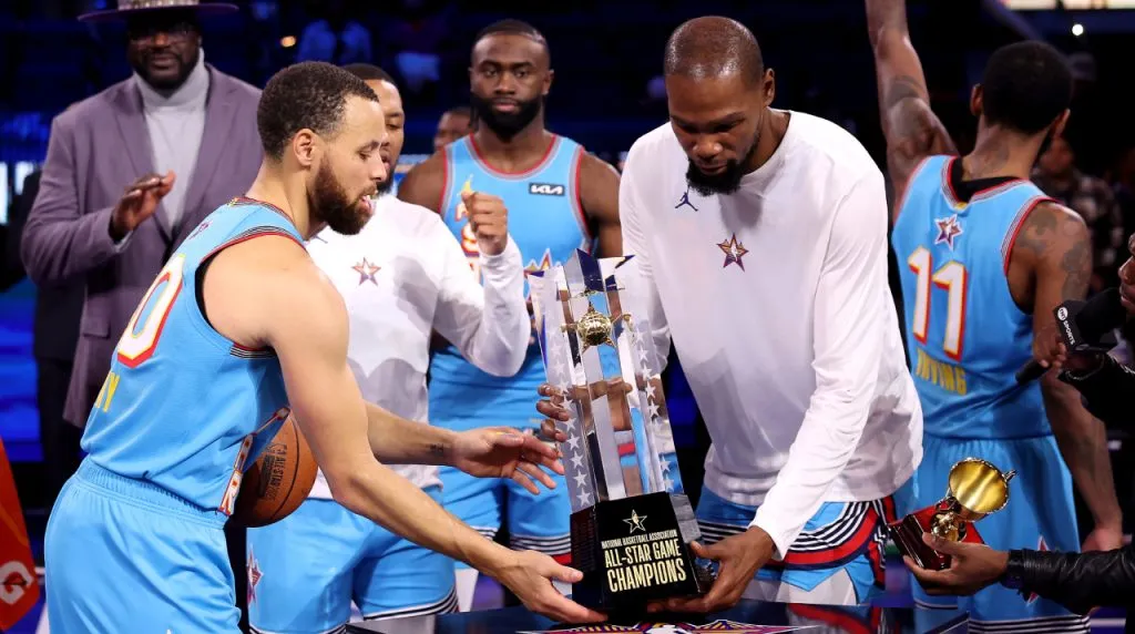 Curry y Durant ganaron el NBA All-Star Game 2025. (Foto: Getty Images)