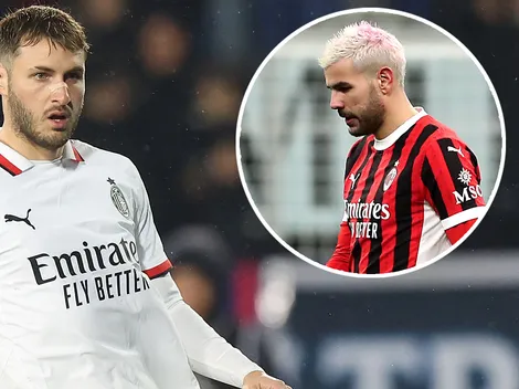 El mensaje de Santiago Giménez a Theo Hernández tras la eliminación del Milan