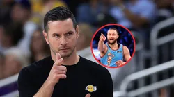 JJ Redick y Stephen Curry.