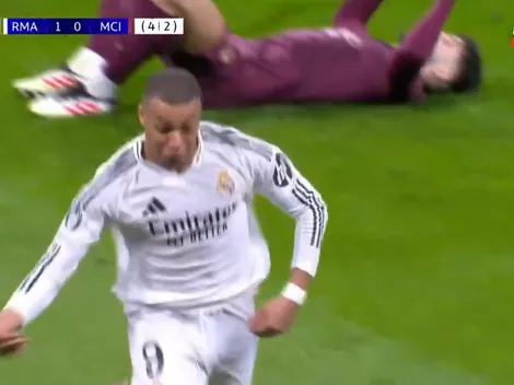 ¿Se burla? El gesto de Kylian Mbappé tras marcarle al Manchester City