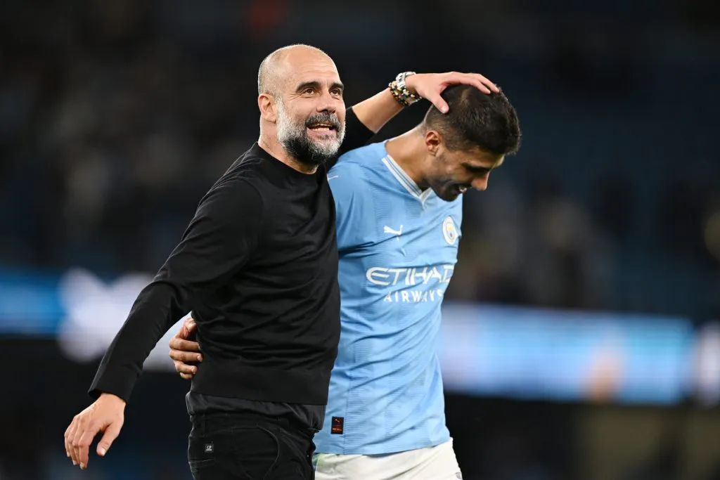 Guardiola y la importancia de Rodri para el Manchester City [Foto: Getty]