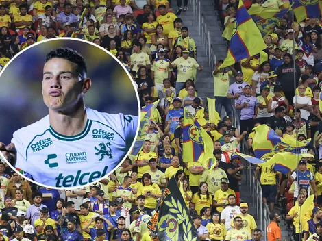 El desagradable canto de la afición del América contra James Rodríguez