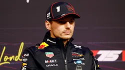 Max Verstappen, piloto de Red Bull Racing, en rueda de prensa