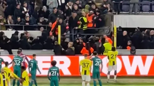 El partido de Anderlecht y Fenerbahce fue suspendido por la Europa League