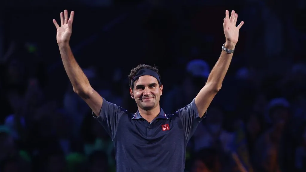 Roger Federer fue elegido como el mejor de la historia por Joao Fonseca. (GETTY IMAGES)