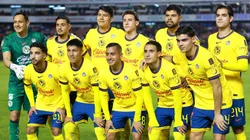 QUERETARO, MEXICO - JANUARY 10: Players of America pose for a team photo during the 1st round match between Queretaro and America as part of the Torneo Clausura 2025 Liga MX at La Corregidora Stadium on January 10, 2025 in Queretaro, Mexico. (Photo by Hector Vivas/Getty Images)