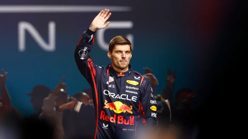 Max Verstappen en el evento F1 75 de Londres