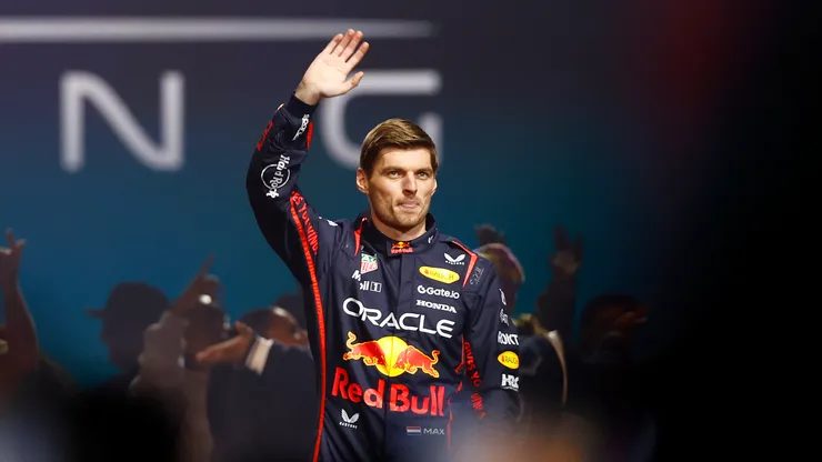 Max Verstappen en el evento F1 75 de Londres