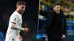 El entrenador del Milan se mostró molesto por el rendimiento de su equipo