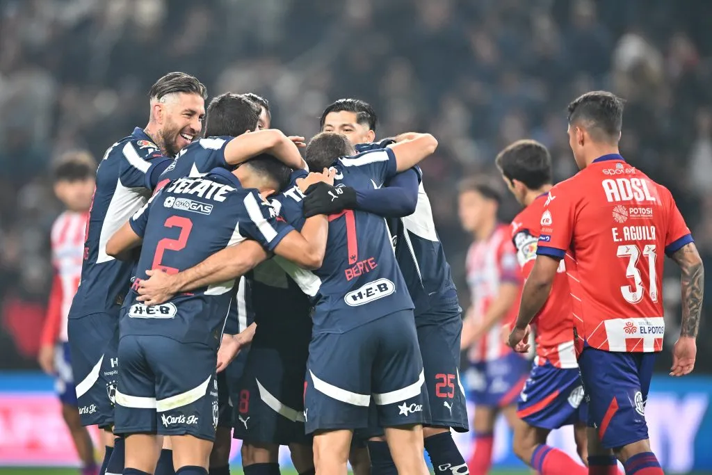 La felicidad de Sergio Ramos en su debut con Rayados (Getty Images)