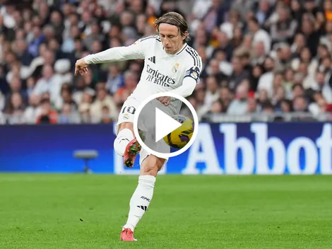 ¡Un teledirigido! El imperdible golazo de Luka Modric ante Girona