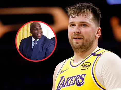 La reacción de Magic Johnson a la advertencia que hizo Luka Doncic