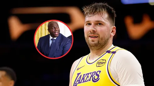 Magic Johnson y Luka Doncic.