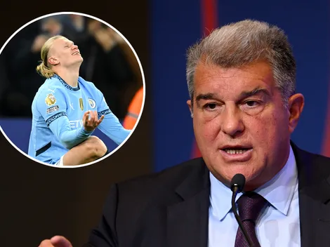 ¿Barcelona fichará a Erling Haaland este verano? Joan Laporta responde