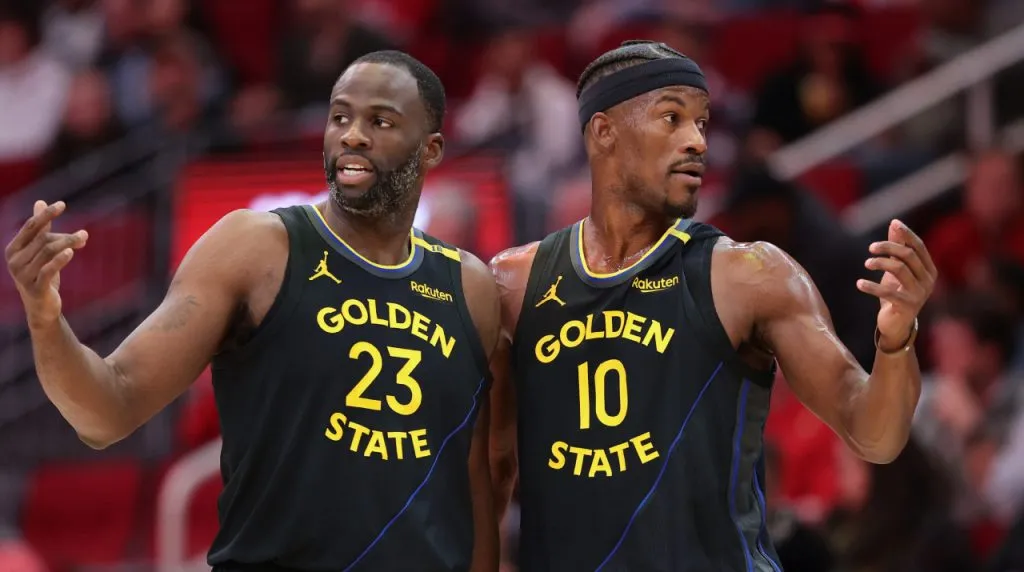Draymond Green y Jimmy Butler. (Foto: Getty Images)