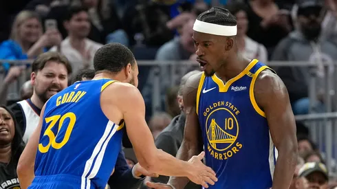 Stephen Curry y Jimmy Butler.