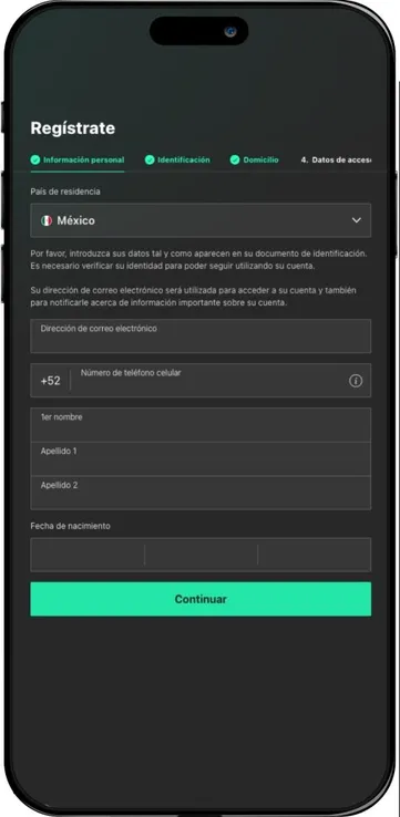 página de registro de bet365 donde se puede poner el código de bono