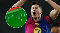 Lewandowski marcó en el juego de ida de la serie.