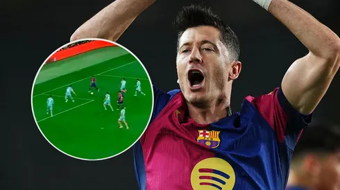 Lewandowski marcó en el juego de ida de la serie.