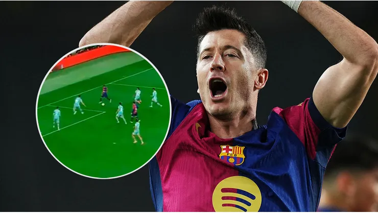 Lewandowski marcó en el juego de ida de la serie.
