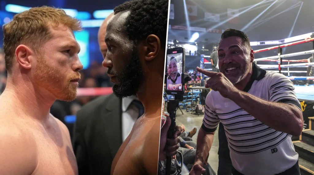 Óscar de la Hoya fue muy duro con Canelo Álvarez y Terence Crawford.