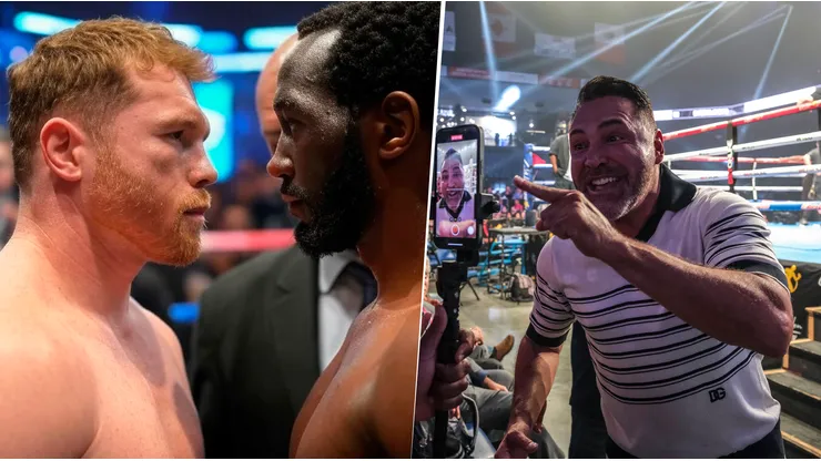 Óscar de la Hoya fue muy duro con Canelo Álvarez y Terence Crawford.