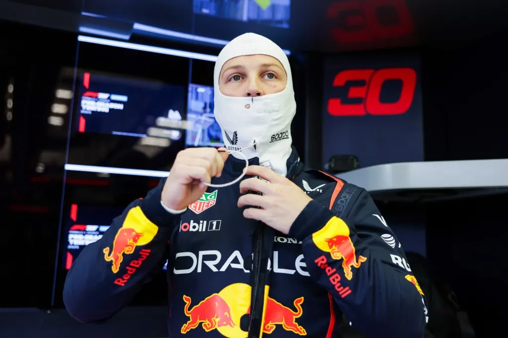 Liam Lawson en la pretemporada con Red Bull (GETTY IMAGES)