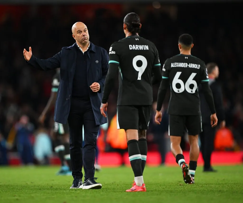 La relación Slot-Núñez no parece encaminar a mejorar [Foto: Getty]