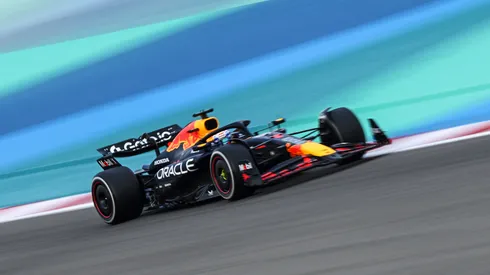 Max Verstappen, a bordo del RB21 en Bahrein