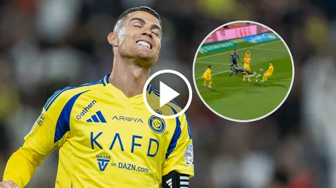Cristiano Ronaldo y un fallido poco común.