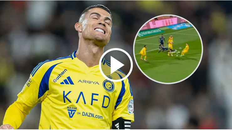 Cristiano Ronaldo y un fallido poco común.